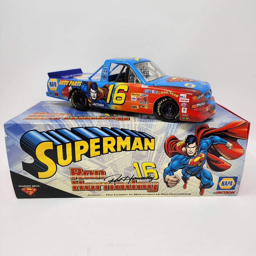 1999 Action Ron Hornaday #16 NAPA Superman Chevy Super Truck 1:24 Diecast Bank